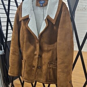 Levi's Tan Teddy Jacket with Cream Lining